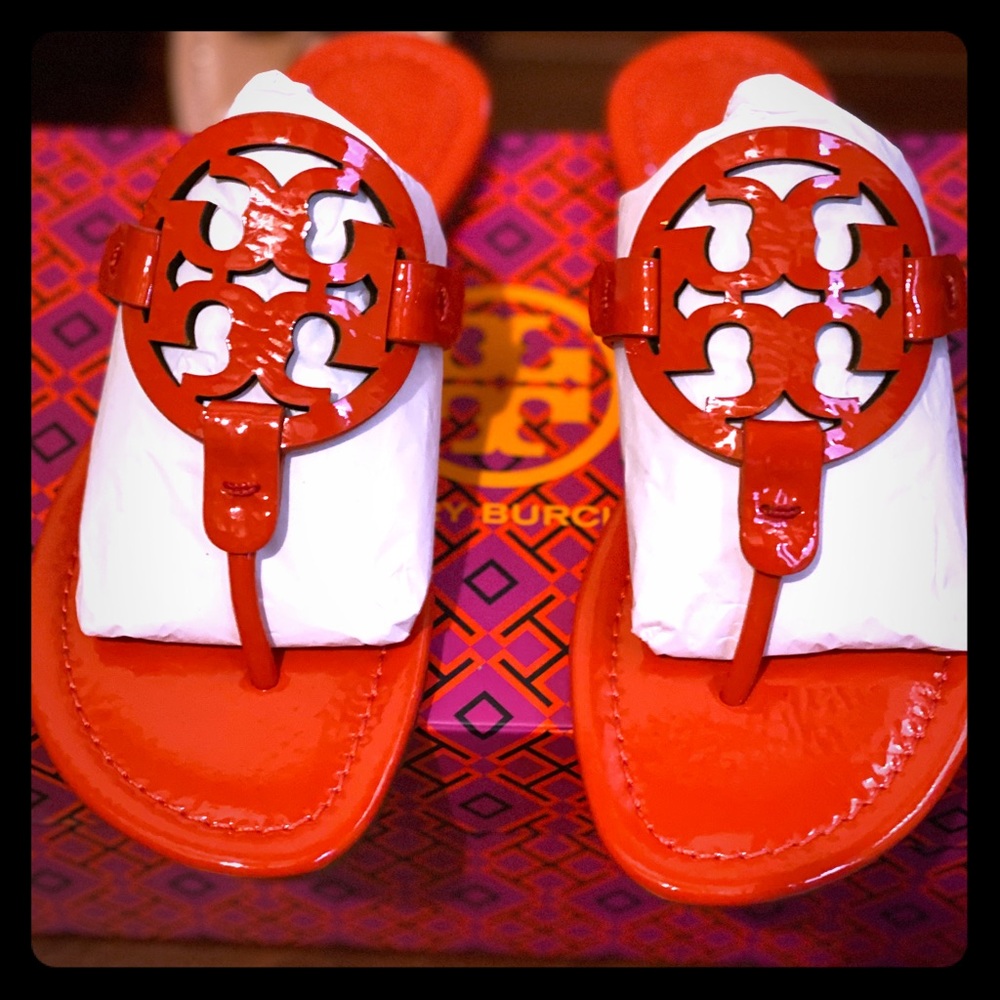 NEW TORY BURCH 6.5 Miller SAMBA Patent Leather